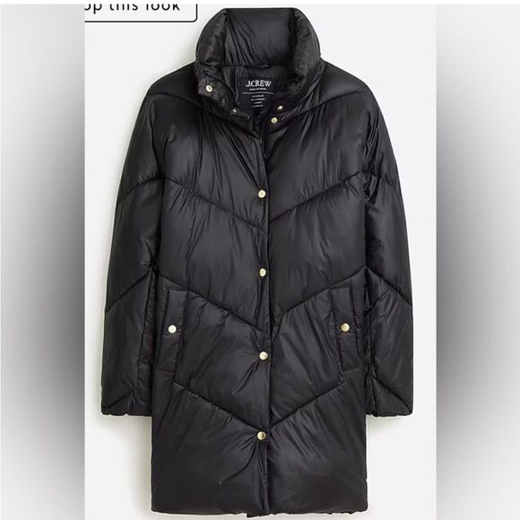 J. Crew Villa Puffer Coat with PrimaLoft. Size L. - Picture 2 of 15